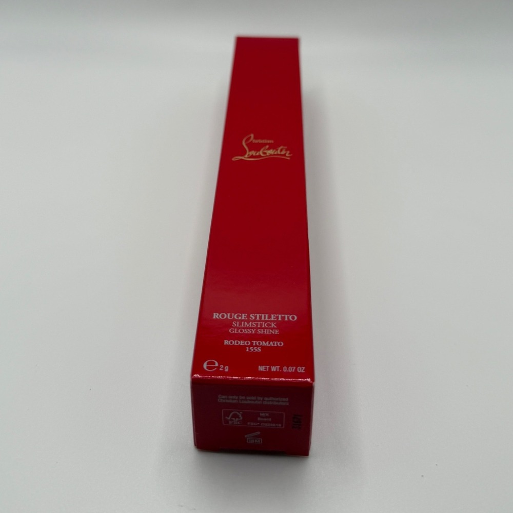 Christian‎ Louboutin Rouge Stiletto Slimstick Glossy Rodeo Tomato 155S Lipstick - Picture 6 of 8
